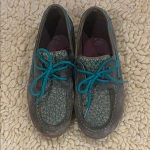 Twisted X Turquoise Bomber Shoes